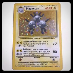 Magneton Pokemon Card (Holo)